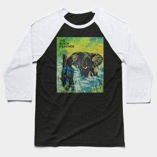 The Black Panther - Gold and Assegaaie (Unique Art) Baseball T-Shirt